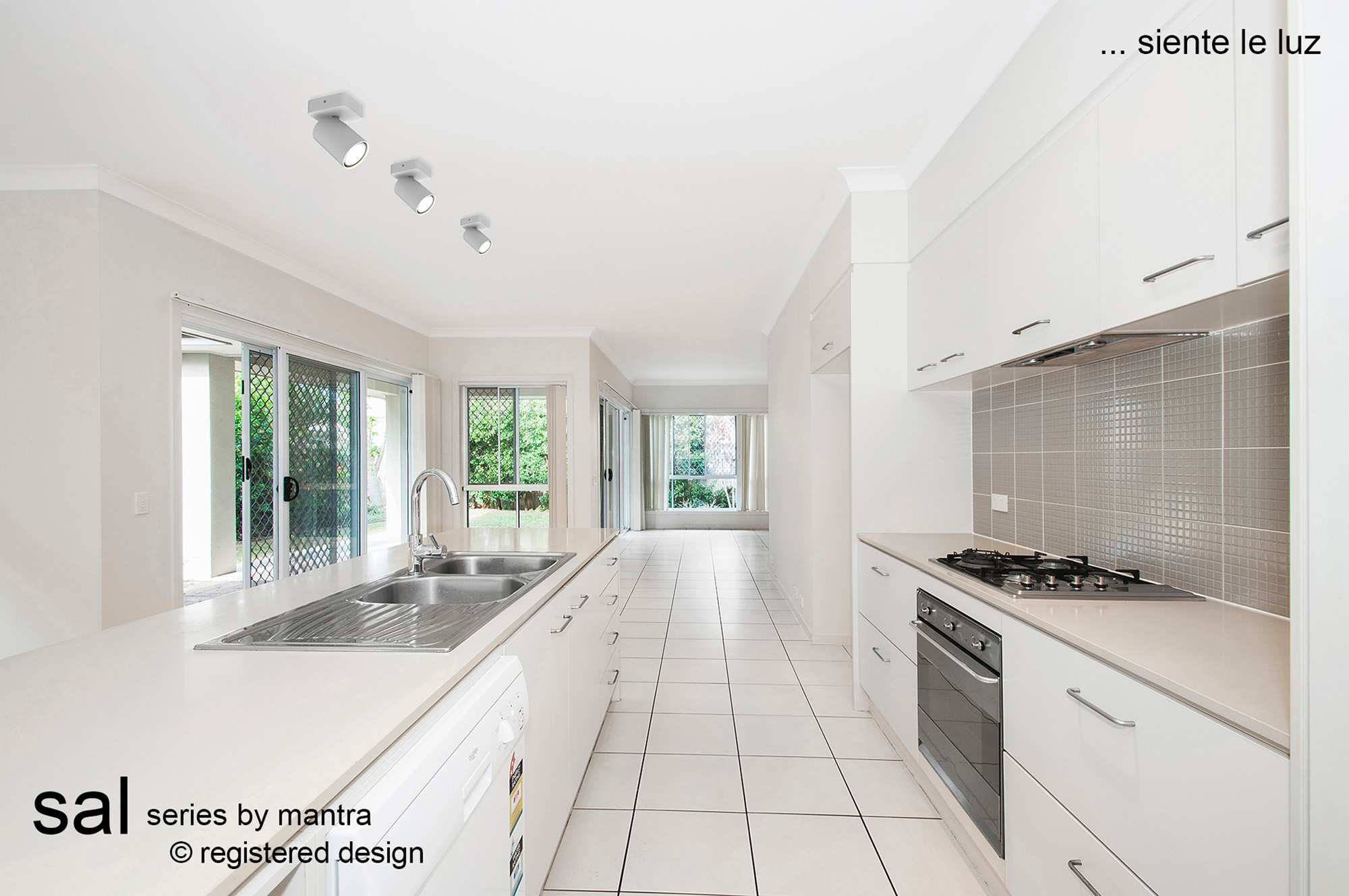 Sal Matt White Ceiling Lights Mantra Fusion Surface Spot Lights Sal Matt White Ceiling Lights Mantra Fusion Surface Spot Lights